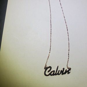 Rose gold necklace